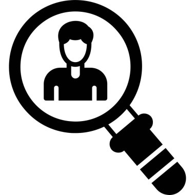 Arama simgesi vektör illüstrasyonu