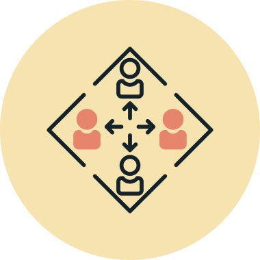 şebeke. Web simgesi basit illüstrasyon