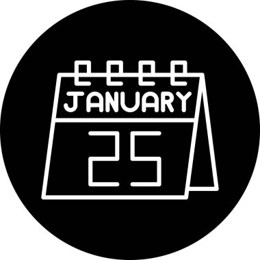 Tek günlük takvimde 25 Ocak tarihi