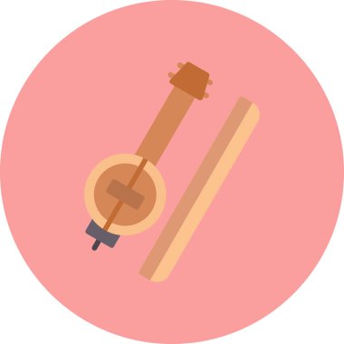 Enstrüman. Web simgesi basit illüstrasyon