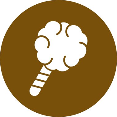 Tek bir izole ağacın vektör çizimi