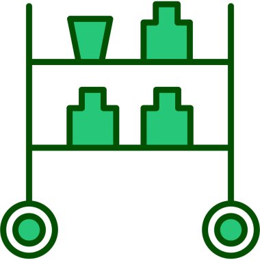 yiyecek içecek ikonu ana hatlarıyla