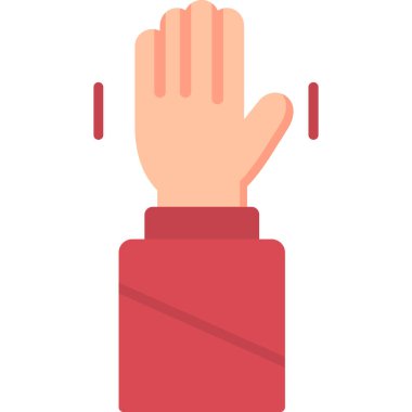 Eldiven vektör simgesi modern basit vektör çizimi