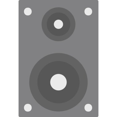 hoparlör simgesi modaya uygun bir tasarım tarzı. hoparlör simgesi beyaz arka plan üzerinde izole. hoparlör vektör simgesi basit ve modern düz sembolü.