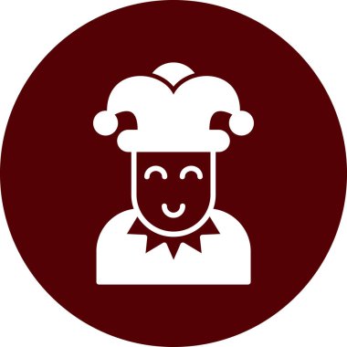 Şef şapka simgesi vektör illüstrasyonu