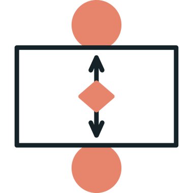 İş düz renkli simge.