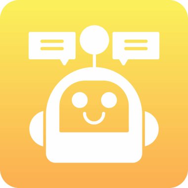 Sohbet simgesi vektör illüstrasyonu