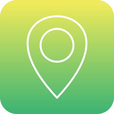 güzel konum vektör simgesi