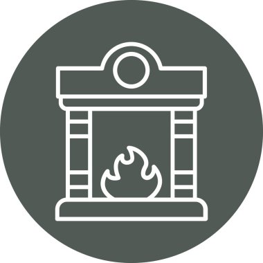 vektör ateş simgesi illüstrasyonu