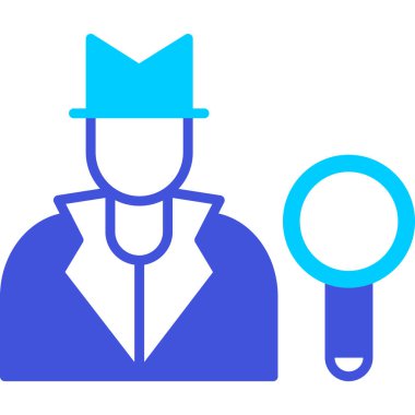 Bilim adamı simgesi, vektör illüstrasyonu