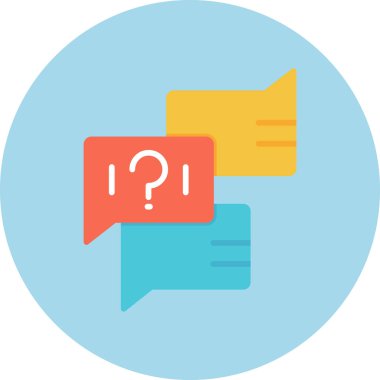 Mesaj var. Web simgesi basit illüstrasyon