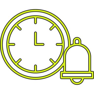 Saat zaman vektör tasarımlı saat