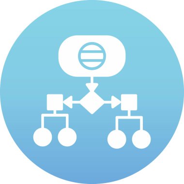 ağ paylaşım simgesi, vektör illüstrasyonu