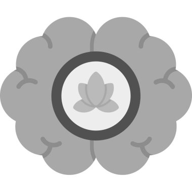 Nilüfer çiçeği ikonu vektör illüstrasyon tasarımı