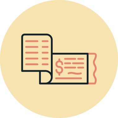 İş ve finans simgesinin vektör illüstrasyonu