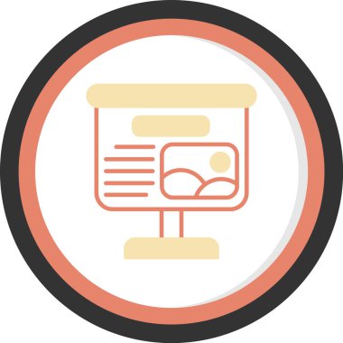 Modern eğitim ikonunun vektör illüstrasyonu