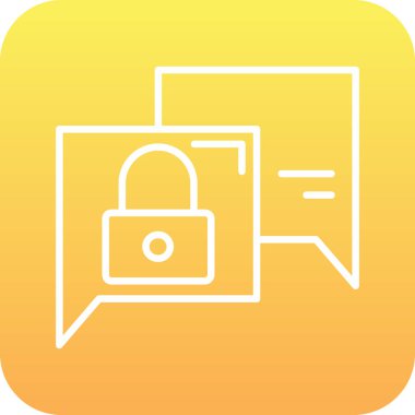 kilit simgesi, vektör illüstrasyonu