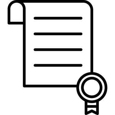 dosya belgesi simgesi. vektör illüstrasyonu