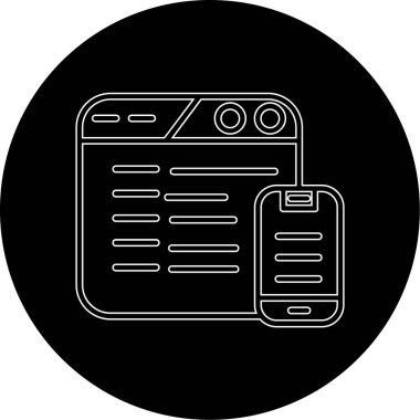 radyo simgesi vektör illüstrasyonu