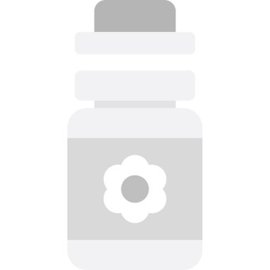 Tıp şişe simgesi. vektör çizim