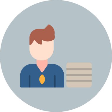 Rozet & raporu için işletme yönetimi dairesi simgesi