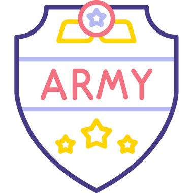 Rozet. Web simgesi basit tasarım