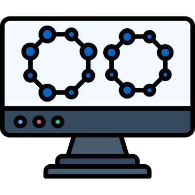 bilgisayar simgesi vektör illüstrasyonu
