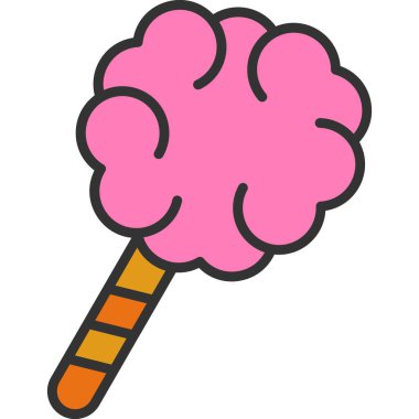 dondurma ikonu vektör illüstrasyonu