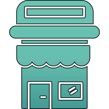 Buzdolabı ikonu. ana hatlı buzdolabı buzdolabı vektör simgesi rengi düz izole