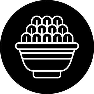 Gıda simgesinin vektör illüstrasyonu