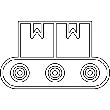 Müzikal nota vektör çiziminin izole edilmiş çizgisi