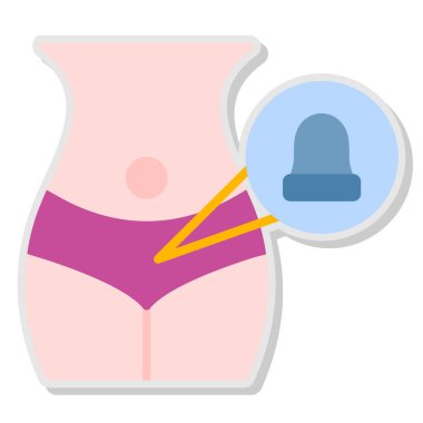 Mayo ikonlu kadın vücudu