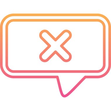 konuşma kabarcığı vektör çizimi