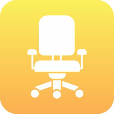 sandalye simgesi vektör işareti