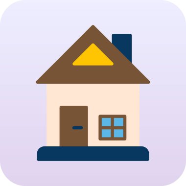 ev simgesini düz bir şekilde inşa etmek