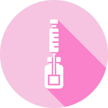 Bir kadın için b eksikliği simgesinin vektör çizimi