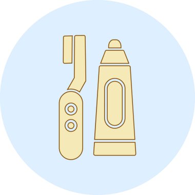 Bir çift dikiş aksesuarının vektör çizimi