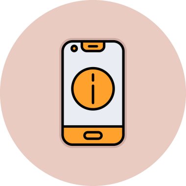 cep telefonu ikonu vektör illüstrasyonu