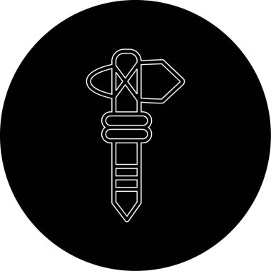 Çağdaş simge eksikliğinin vektör çizimi