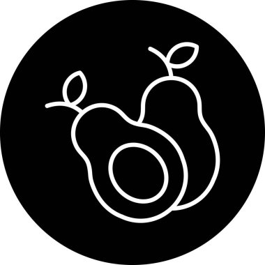 Kişisel ve ticari kullanım için vektör yiyecek simgesi.