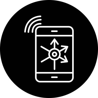 navigasyon simgesinin vektör çizimi