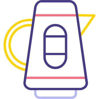 Bir gaz simgesinin vektör illüstrasyonu