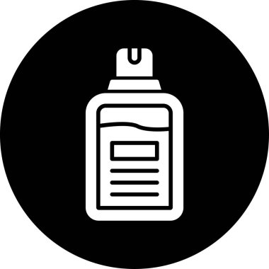 Şişe simgesi. Vektör İllüstrasyonu