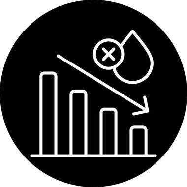 İş ve finans simgesinin vektör illüstrasyonu