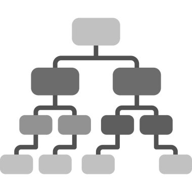 ağ simgesi. Web için bağlı vektör sembolünün basit bir illüstrasyonu
