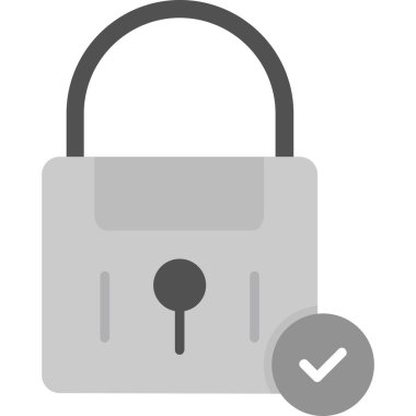 ikon vektör illüstrasyonunu kilitle