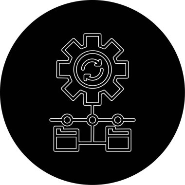 seo modern simgesinin vektör illüstrasyonu