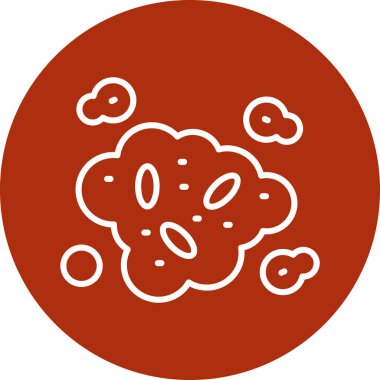 Bulut simgesinin vektör illüstrasyonu