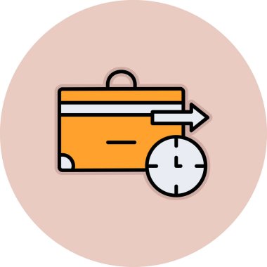 Bir tren simgesinin vektör illüstrasyonu