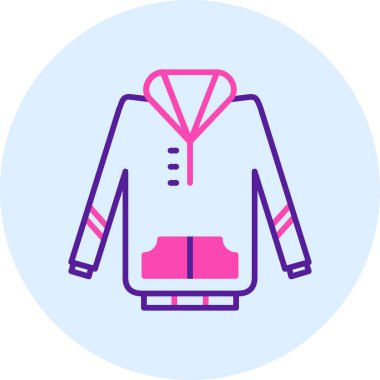 Ceket. Web simgesi basit illüstrasyon